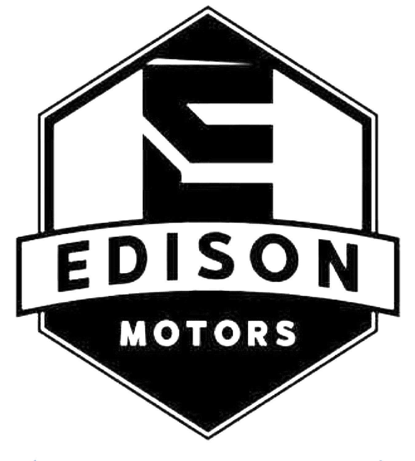 Transfer Decal - Edison - Black, 5"
