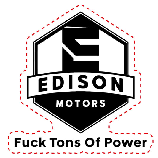 Hard Hat Sticker - F Tons Of Power - 2"